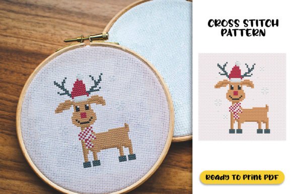Christmas Deer Cross Stitch Pattern: Designer Review