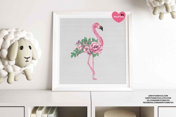 Flamingo Cross Stitch Pattern Review: Birds & Pink Flamingos