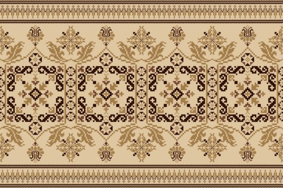 Floral Cross Stitch Seamless Pattern: A Designer's Review