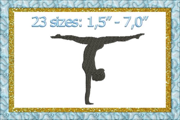 Gymnast: A Thoughtful Embroidery Design for Meaningful Gifts