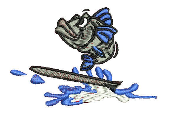 Mackerel Surfing Embroidery Review for Boutique Apparel