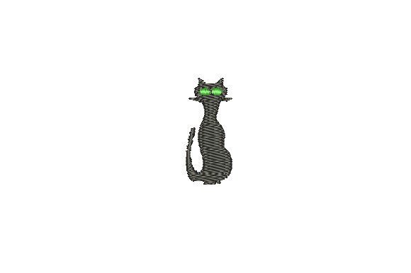Miniature Black Cat with Big Eyes Design Review
