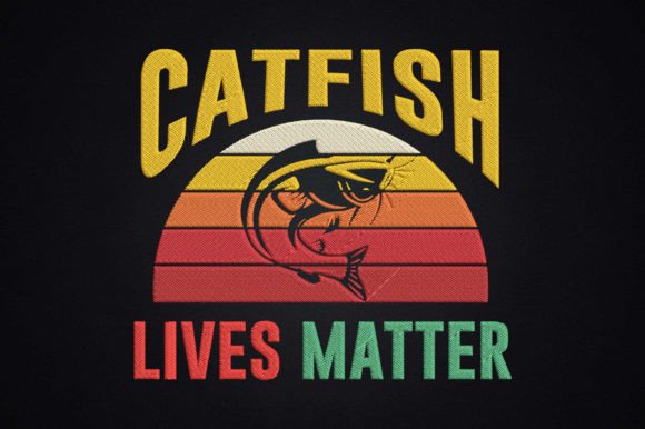 Vintage Fishing Catfish Lives Matter