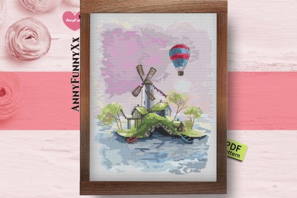 Windmill Cross Stitch Pattern PDF: Holiday Product Review