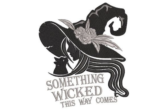 Witch with Cat: A Designer's Halloween Embroidery Review
