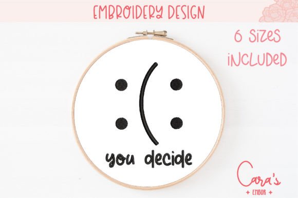You Decide Embroidery Design Review for Small Business Merch